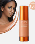 EX1 Cosmetics - Invisiwear Liquid Foundation - Lightweight Coverage Makeup Oil Free