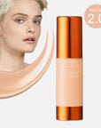 EX1 Cosmetics - Invisiwear Liquid Foundation - Lightweight Coverage Makeup Oil Free