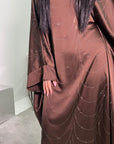 Azana Brown Diamante V-Neck Kaftan Dress