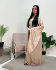 Jada Gold Modest Extreme Flare Sleeve Dress