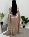 Jada Gold Modest Extreme Flare Sleeve Dress