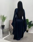 Jada Black Modest Extreme Flare Sleeve Dress