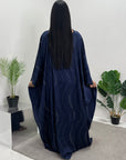 Isani Navy Diamante Swirl Modest Kaftan Dress