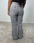 Ziya Grey Stretchy Straight Leg Jean - Tall