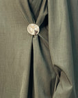 Hanna Khaki Round Neck Gold Buckle Trouser Co Ord