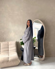 Rui Grey Oversized Premium Soft Thick Cardigan