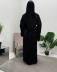 Avani Black Wrap Around Modest Dress