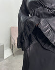 Avani Black Wrap Around Modest Dress