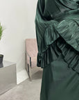 Avani Emerald Green Wrap Around Modest Dress
