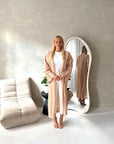 Maha Pink Zig Zag Multicoloured Summer Cardigan