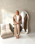 Maha Wine Zig Zag Multicoloured Summer Cardigan