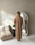 Maha Wine Zig Zag Multicoloured Summer Cardigan