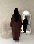 Rui Brown Oversized Premium Soft Batwing Coat