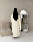 Rui Cream Oversized Premium Soft Batwing Coat