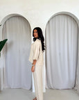 Abi Beige Shirt & Trouser Linen Summer Set