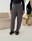 Maha Charcoal Quality Thick Rib Lounge Pants