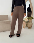 Maha Mocha Quality Thick Rib Lounge Pants
