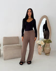 Maha Mocha Quality Thick Rib Lounge Pants