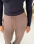 Maha Mocha Quality Thick Rib Lounge Pants