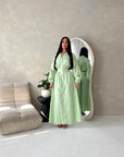 Remi Mint Cotton Shirt Summer Dress