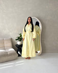 Remi Yellow Cotton Shirt Summer Dress