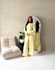 Ida Yellow Button Detail Trouser Co Ord Set