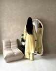 Ida Yellow Button Detail Trouser Co Ord Set