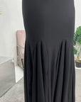 Aafia Black Elegant Off Shoulder Maxi Dress