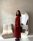 Rui Rust Oversized Premium Soft Thick Cardigan-House Of Haniya