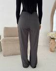 Maha Charcoal Quality Thick Rib Lounge Pants