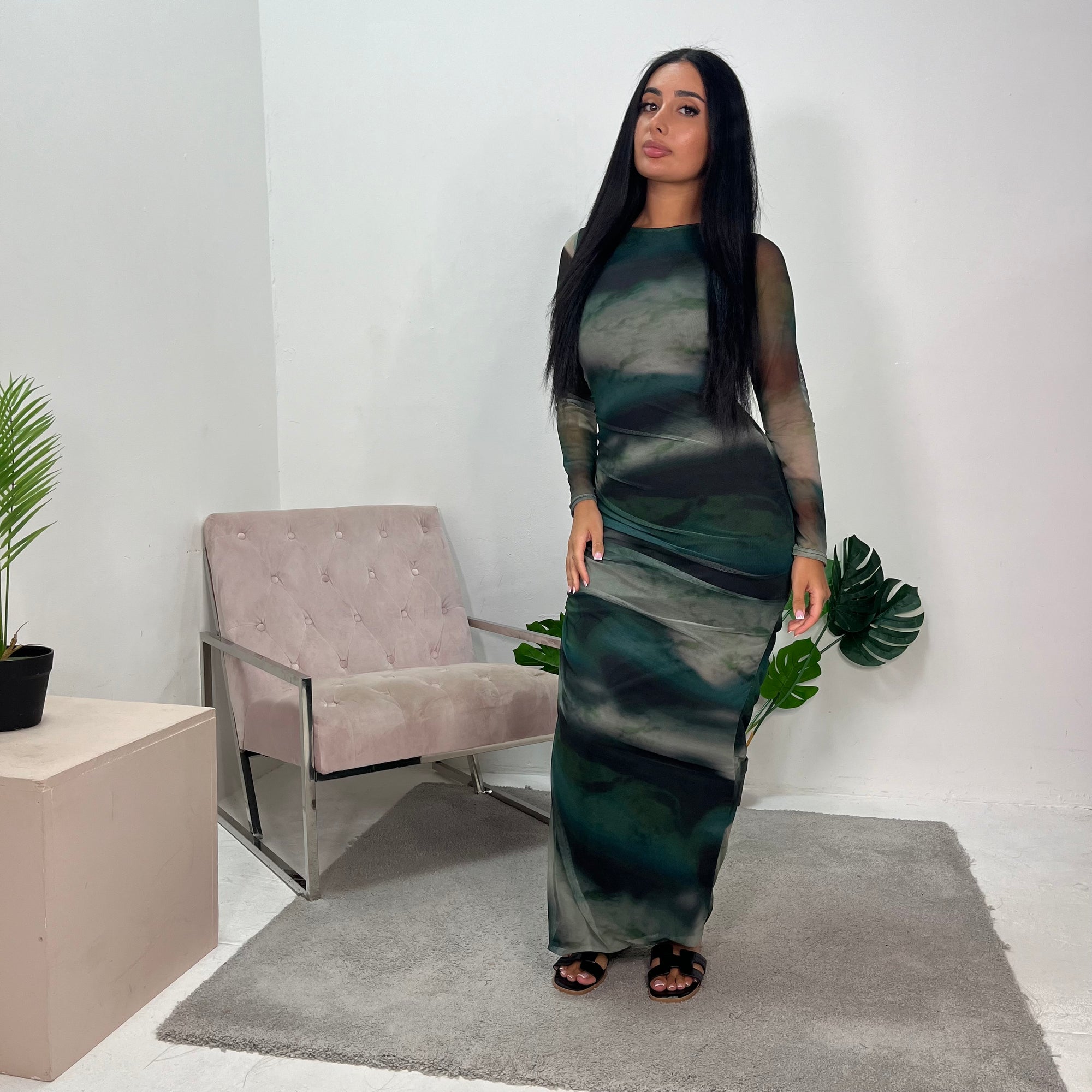 green side ruched dress VENUS Ruched Side Ponte Mini Dress | Tropical Green