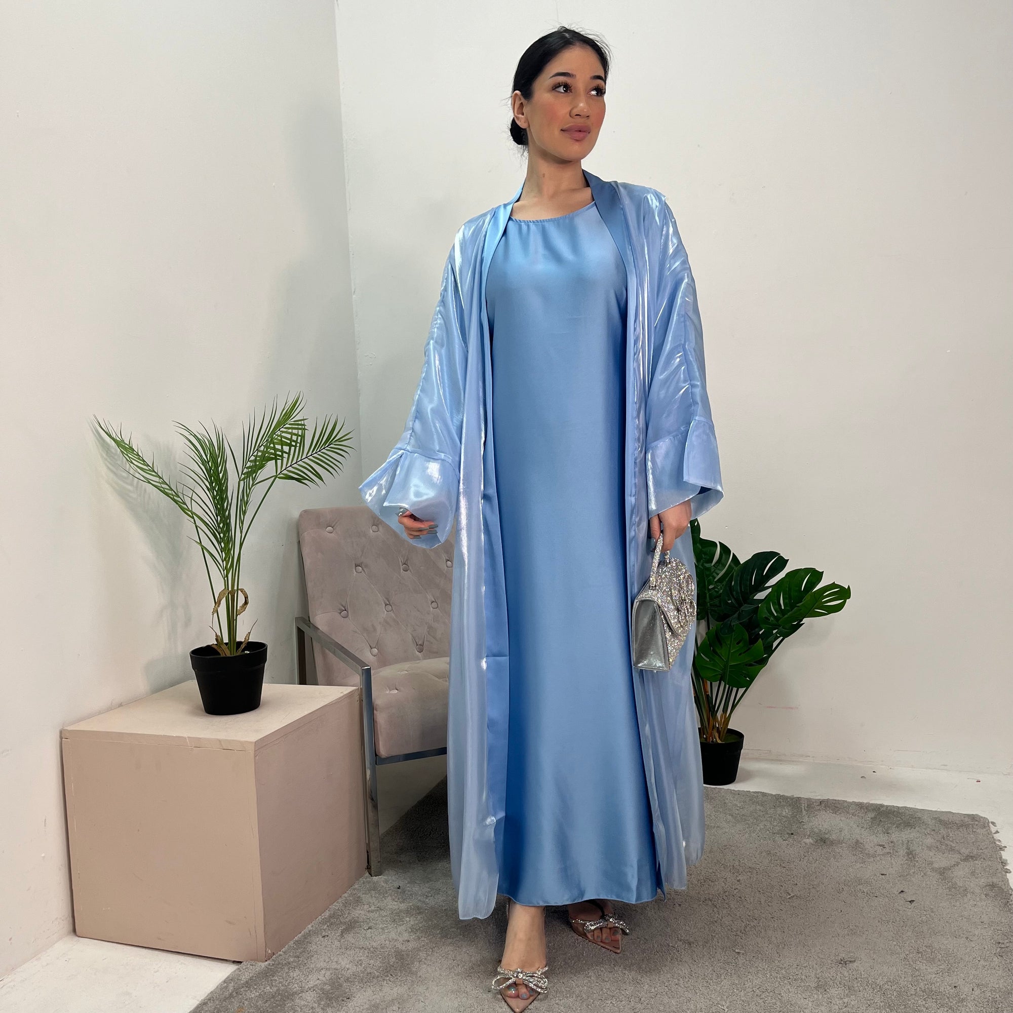 mesh kimono dress Heart Mesh Kimono Duster Elegant & Lightweight Fashion leto-collection