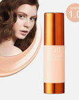 EX1 Cosmetics - Invisiwear Liquid Foundation - Lightweight Coverage Makeup Oil Free