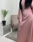 Azana Pink Diamante V-Neck Kaftan Dress
