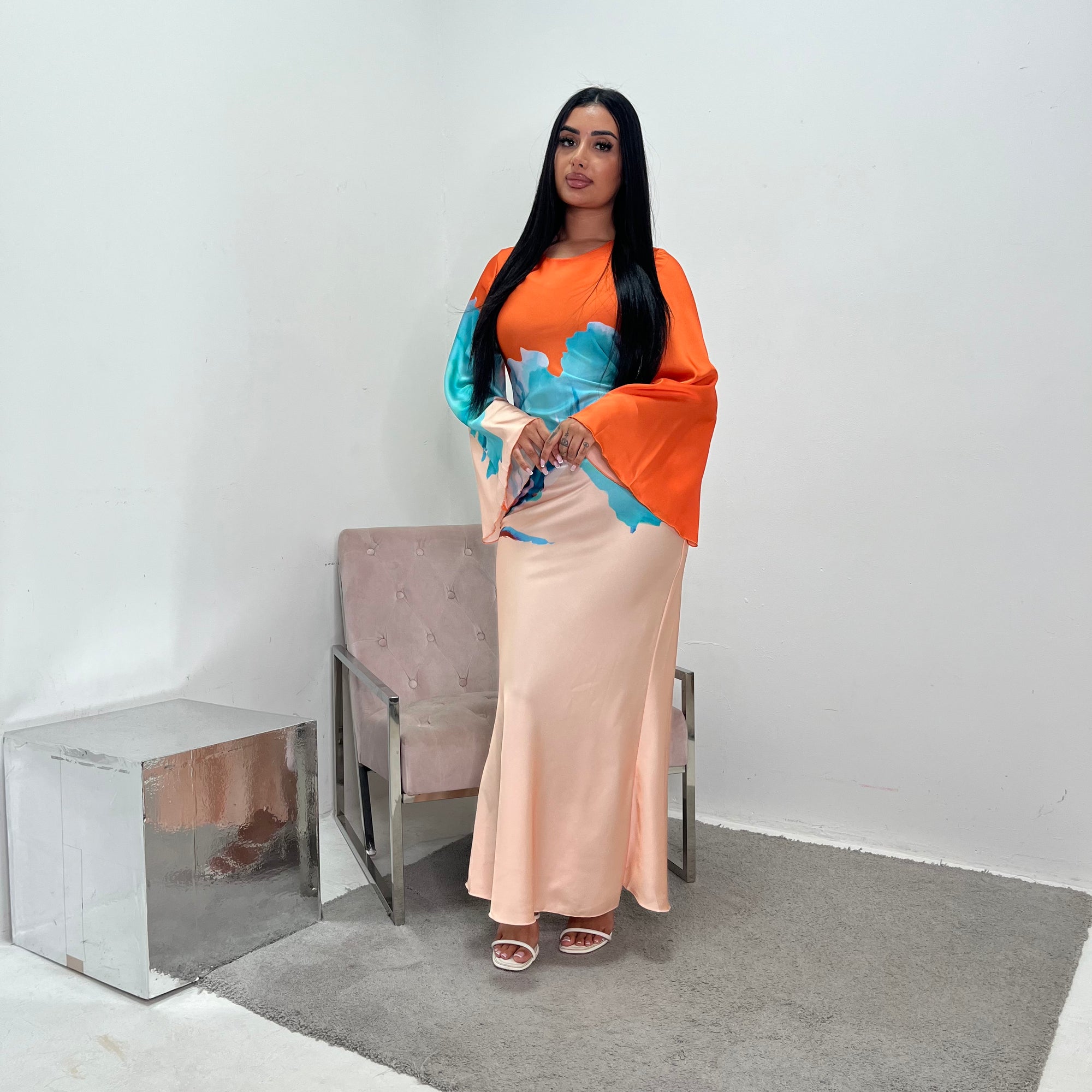 zanab orange dress Where Is Zanab Now After 'Love Is Blind'? She Broke Up With Cole