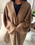 Rui Camel Oversized Premium Soft Thick Cardigan