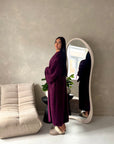 Rui Plum Oversized Premium Soft Thick Cardigan