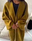 Rui Lime Green Oversized Premium Soft Thick Cardigan