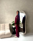Lili Wine 'H' Logo Embroidery Loungewear Comfy Set