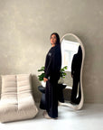 Lili Black 'H' Logo Embroidery Loungewear Comfy Set