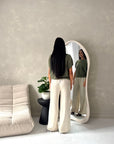Hala Khaki Soft Knitted Batwing Top