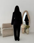 Mara Black Tailored Gold buckle Blazer Co Ord Set