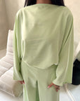 Numa Mint Baggy Fit Top & Trouser Co Ord Set