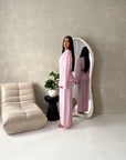 Miray Pink Ring Buckle Linen Trouser Co Ord Set