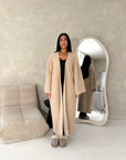 Rui Beige Oversized Premium Soft Batwing Coat