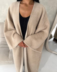 Rui Beige Oversized Premium Soft Batwing Coat