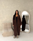 Rui Brown Oversized Premium Soft Batwing Coat