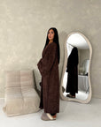 Rui Brown Oversized Premium Soft Batwing Coat