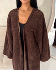 Rui Brown Oversized Premium Soft Batwing Coat