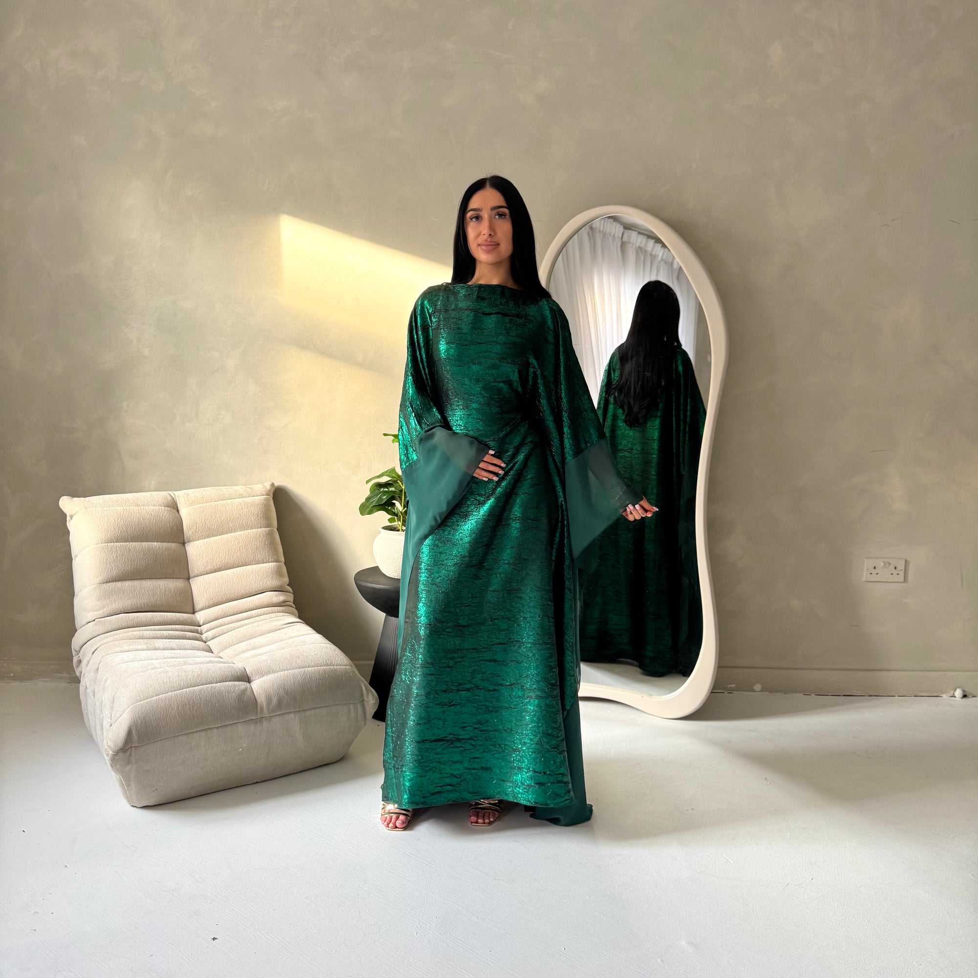 emerald green kaftan dress SALE Emerald Green Moroccan Kaftan Luxury Gold Embroidered Dubai Kaftan Dress for Eid, Wedding & Evening Wear